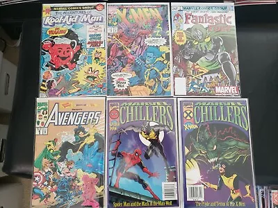 Buy 6 Marvel HTF Comics (Kool Aid Man Avengers Marvel Chillers) • 37.33£