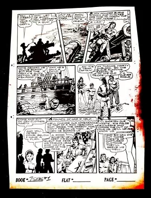 Buy Seven Seas Comics #1 CAPTAIN CUTLASS Publisher Stat Pg 5 Robert Webb 1946 • 3.88£
