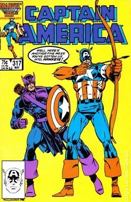 Buy Captain America #317 FN 1986 Stock Image • 3.42£