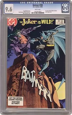 Buy Batman #366 CGC 9.6 1983 1257912023 1st App. Jason Todd In Robin Costume • 275.70£