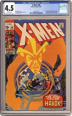 Buy Uncanny X-Men #58 CGC 4.5 1969 3922835014 • 163.38£