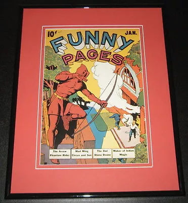 Buy Funny Pages #1 The Arrow Framed Cover Photo Poster 11x14 Official Repro  • 32.61£