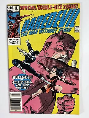 Buy Daredevil #181 (1982) Death Of Elektra In 9.0 Very Fine/Near Mint • 25.62£