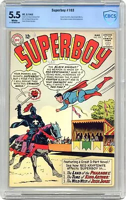 Buy Superboy #103 CBCS 5.5 1963 17-1A7EB23-322 • 69.89£