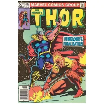 Buy Thor #306 Newsstand  - 1966 Series Marvel Comics NM Minus [b/ • 9.94£