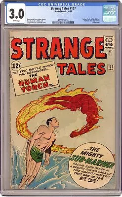 Buy Strange Tales #107 CGC 3.0 1963 4203636016 • 139.79£