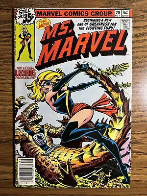 Buy Ms. Marvel 20 Chris Claremont Debut Of Classic Costume Marvel Comics 1978 • 19.38£