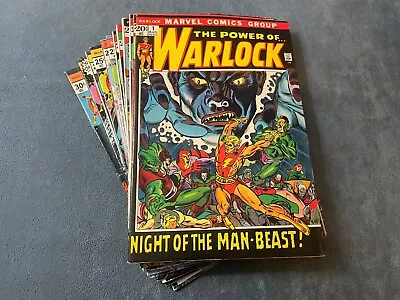Buy Warlock #1-15 1972 Marvel Comic Book Lot Bronze Age Complete Run Mid Grades • 194.15£