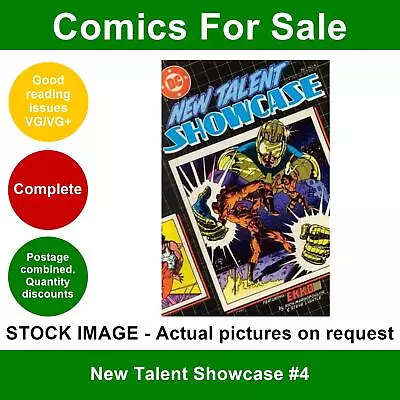 Buy DC New Talent Showcase #4 Comic - VG/VG+ 01 April 1984 • 2.49£