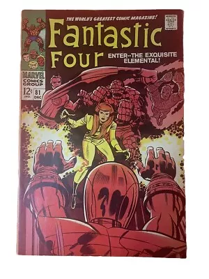 Buy Fantastic Four #81 1968 Upper Mid Grade! • 23.29£