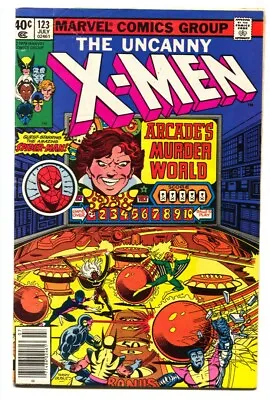 Buy UNCANNY X-MEN #123 Comic 1979-MARVEL COMICS--SPIDER-MAN ISSUE Vg • 18.64£