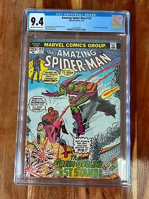 Buy AMAZING SPIDER-MAN #122 (1973) CGC 9.4 Death Of Green Goblin, Classic Marvel KEY • 702.83£