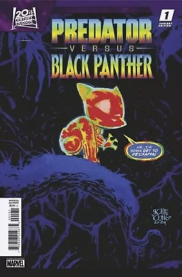 Buy Predator Vs Black Panther #1 Skottie Young Variant  - Presale Due 21/08/24 • 6.10£