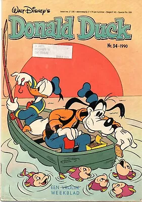 Buy Walt Disney’s Donald Duck Comics X 3 No. 34, 35 & 40 1990 Written In Dutch • 3£