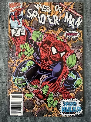 Buy Web Of Spider-man #70 Newsstand Key VF 1st Spider-Hulk What If Amazing Marvel • 23.30£