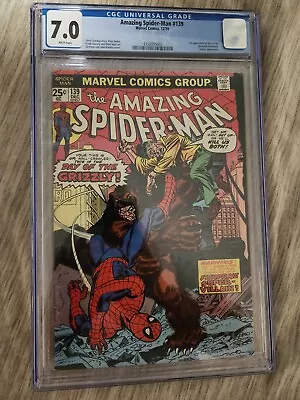 Buy Amazing Spiderman # 139 Jackal 1st Grizzly CGC Grade 7.0 White Pages Marvel 1974 • 38.79£