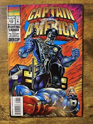 Buy Captain America 428 Dave Hoover Cover 1st App Americop Marvel Comics 1994 • 3.07£