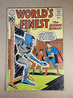 Buy World's Finest #121 Tommy Tomorrow, Mirror World DC Comics 1961 VG- 👀🔥 • 18.63£