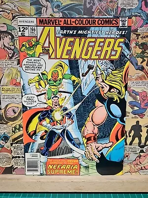 Buy Avengers #166: Vol.1, Key Issue, UK Price, Marvel Comics, Bronze Age (1977) • 6.95£