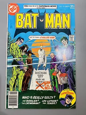 Buy Batman #291 (DC 1977) - Jim Aparo Batman's Rogues Gallery - 1st Print • 20.18£