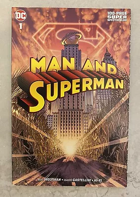 Buy Man & Superman #1 100-Page Super Spectacular (DC, 2019) Paperback • 2.99£