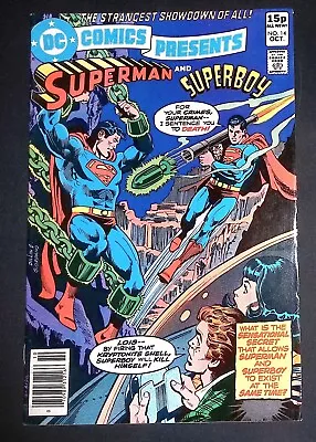 Buy DC Comics Presents #14 Superman & Superboy Bronze Age DC Comics VF+ • 3.99£