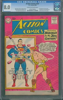 Buy Action Comics #267 ⭐ CGC 8.0 ⭐ 3rd Legion & 1st Chameleon Boy Silver Age DC 1960 • 348.70£