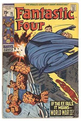 Buy Fantastic Four 95 Marvel 1970 GD VG Medusa Cyrstal Jack Kirby Stan Lee • 5.98£