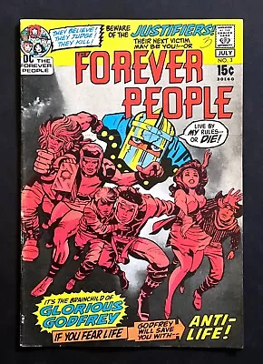 Buy *Forever People* #3 By Jack Kirby 1st Glorious Godfrey DC Comics 1971 • 9.31£
