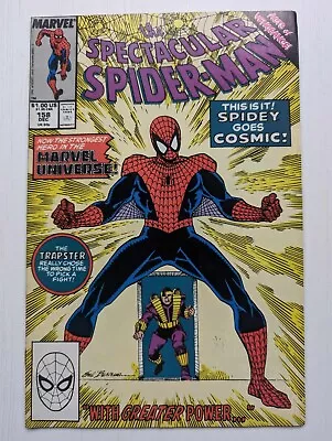 Buy The Spectacular Spider-Man #158 - First Appearance Of Cosmic Spider-Man, 1989 • 7£