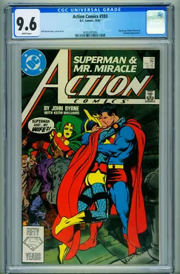 Buy Action #593  1987 - DC -CGC 9.6 - Comic Book • 75.72£