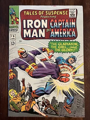 Buy Tales Of Suspense #76 VF- 1966 Iron Man, Captain America, Mandarin, Batroc • 46.67£