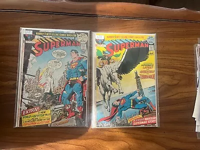 Buy Superman #249 #248 (March 1972 DC) Neal Adams Art, 52 Pgs, FN/VF • 16.31£