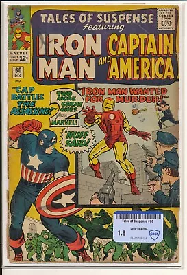 Buy Tales Of Suspense #60 Dec 1964  Marvel CBCS Raw Grade 1.8 Sealed Iron-Man • 76.88£