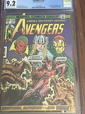 Buy Avengers 128 Cgc 9.2.  Marvel Comics. Thor Iron Man Vision Scarlet Witch Kang • 105.03£