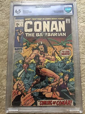 Buy Marvel Comics Conan The Barbarian #1 CBCS 6.5 Fine+ 1st Appearance Conan! (WP) • 271.81£
