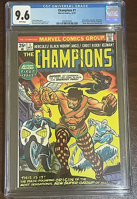 Buy Champions #1 Marvel Comics, 10/75 White Pages Cgc 9.6 • 120.25£