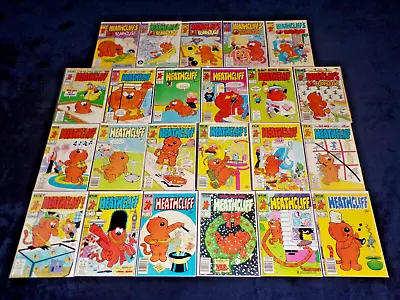 Buy Heathcliff 1 - 37 Annual 1 Lot 1985 Heathcliffs Funhouse 1 - 7 Star Comics Of 56 • 77.65£