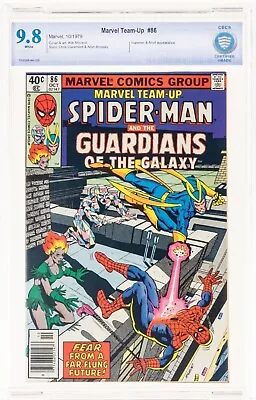 Buy Marvel Team-Up #86 CGC 9.8 1979 NEWSSTAND Spider-Man And Guardians Of The Galaxy • 115.92£