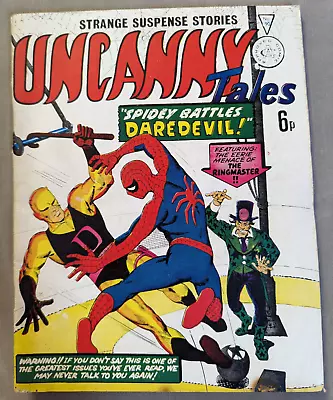 Buy Uncanny Tales #90, Alan Class Comics, Spider-man Vs Daredevil, FREE UK POSTAGE • 99.99£