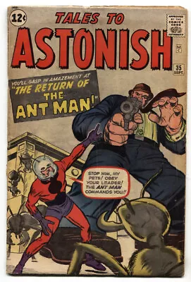 Buy Tales To Astonish #35-1962 Marvel-ant-man Origin-ditko-jack Kirby • 554.50£