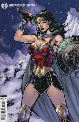 Buy Wonder Woman #759 Card Stock Jim Lee Var Ed Dc Comics • 15.52£