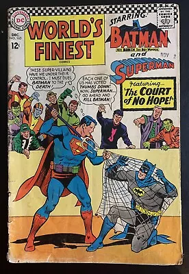Buy DC Worlds Finest #163 Superman & Batman (1966) Fair Condition, See Photos.  • 3.88£