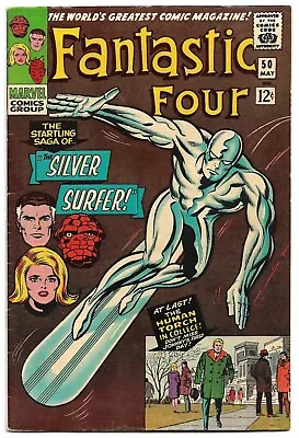 Buy 🔑 Fantastic Four (1966) #50 * Silver Surfer Vs Galactus  * Kirby / Lee 🔥🔥🔥🔥 • 587.15£