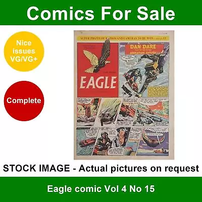 Buy Eagle Comic Vol 4 No 15 - VG/VG+ - 17 July 1953 • 5.99£