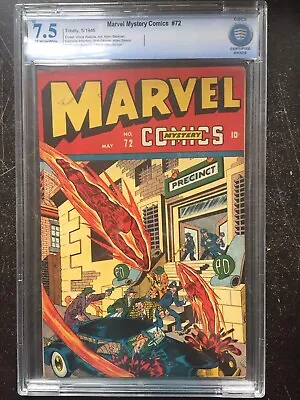 Buy MARVEL MYSTERY COMICS #72 CBCS VF- 7.5; OW-W; Infantino Art; Sub-Mariner, Angel! • 1,669.71£