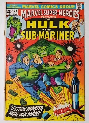 Buy Tales To Astonish #83 In Marvel Super-Heroes #38 Hulk Obit For Namor Creator  • 4.66£