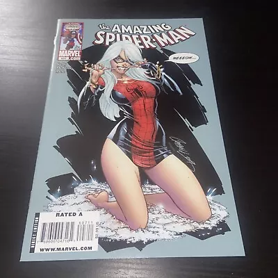 Buy Amazing Spider-Man 607 J. Scott Campbell Black Cat Cover First Print 2009 ASM • 79.80£