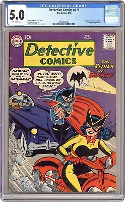 Buy Detective Comics #276 CGC 5.0 1960 3953608007 2nd App Bat-Mite • 267.93£