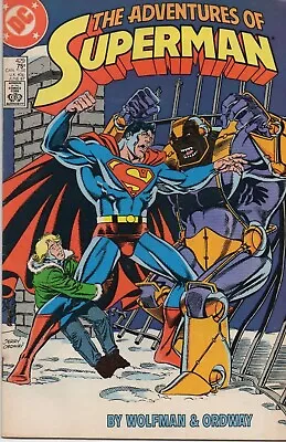Buy DC Comics 'The Adventures Of Superman' #429 Jun 1987 75 Cents Fine/VF Condition • 3.89£